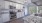 a kitchen with white cabinets